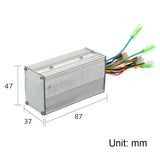 350W Sine Wave Bldc Vehicle Controller For 24V / 36V / 48V - Top-Down View