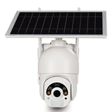 Solar-Powered Wifi Camera With 1080P Hd Pir Alarm Night Vision And Two-Way Audio - Front View