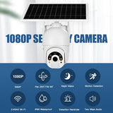 Solar-Powered Wifi Camera With 1080P Hd Pir Alarm Night Vision And Two-Way Audio - Extra Image