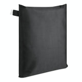 Outdoor Furniture Set Cover - Anti-uv Waterproof Dust-proof 210d Oxford Cloth Folding 126x126x74cm Black - Rear View