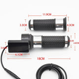 Electric Scooter Kit with Lcd Screen and Turning Handle - Top-Down View