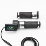 Electric Scooter Kit with Lcd Screen and Turning Handle - Close-Up Angle