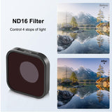 Universal Action Camera Lens Filter for Gopro Hero Models - Rear View