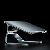 Aluminum Laptop Stand for Tablets with Heat Dissipation - Rear View