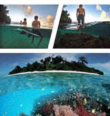 Underwater Camera Dome Port with Shutter Trigger Lens - Top-Down View