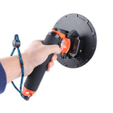 Underwater Camera Dome Port with Shutter Trigger Lens - Rear View