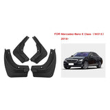 For Mercedes-Benz E-Class 2016-2023 4Pcs / Set Car Auto Soft Plastic Splash Flaps Fender Guard - Side View