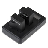 Lcd Screen Dual Battery Charger for Gopro Hero3 with Charging Capacity Display - 45-Degree Angle
