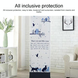 Vertical Cabinet Air Conditioning Cover - All-inclusive Fabric - 175x55x35cm - Sailboat Design - Close-Up Angle
