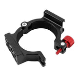 Microphone Mount for Smooth 4 Handle Gimbal Stabilizer - Hot Shoe Adapter Ring - 45-Degree Angle