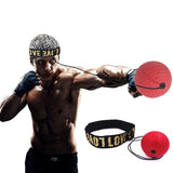 4-In-1 Head-Mounted Boxing Ball Set For Speed Training And Reaction - Front View
