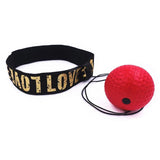 4-In-1 Head-Mounted Boxing Ball Set For Speed Training And Reaction - Side View
