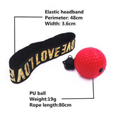 4-In-1 Head-Mounted Boxing Ball Set For Speed Training And Reaction - Rear View