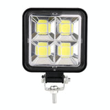 Car Square Work Light With 4 Cob Lamp Beads - Side View