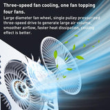 Lenovo Laptop Cooling Stand - Rotating Y90 - Rear View