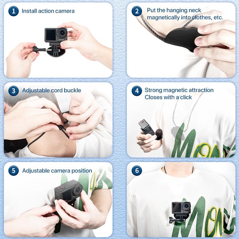 Magnetic Quick Release Neck Strap for Vlog and Fpv