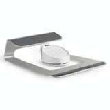 Aluminum Laptop Stand with Cooling - Side View