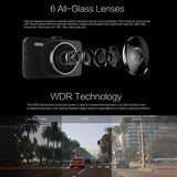 3 Car Dash Cam with 1080p Hd Night Vision & 170 Degree View - 45-Degree Angle