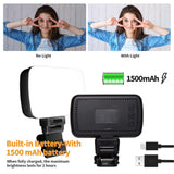 Rechargeable Video Conference Lighting - Three Colour Temperature Dimming