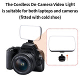 Rechargeable Video Conference Lighting - Three Colour Temperature Dimming - 45-Degree Angle