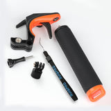 Floating Hand Grip for Gopro Hero8 with Shutter Trigger and Anti-lost Strap - Side View