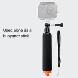 Floating Hand Grip for Gopro Hero8 with Shutter Trigger and Anti-lost Strap - Low Angle