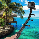 10.8cm Aluminum Extension Arm for Gopro Insta360 Dji Action Cameras - Low Angle