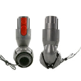 V8 V10 Vacuum Direct Drive Head Elbow Connector With Wheels Repair Parts - Top-Down View