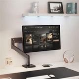 Adjustable Aluminum Monitor Holder - Rotatable 22-40 Inches - Close-Up Angle