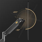 Adjustable Aluminum Monitor Holder - Rotatable 22-40 Inches - Extra Image