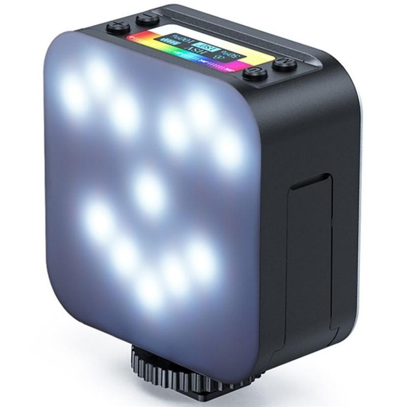 Mini Rgb Video Lamp with Magnetic Adsorption for Live Broadcast