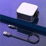 Mini Rgb Video Lamp with Magnetic Adsorption for Live Broadcast - Side View