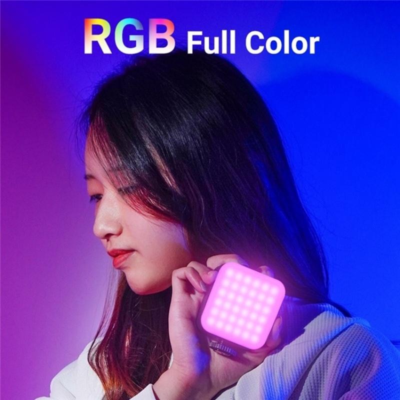 Mini Rgb Video Lamp with Magnetic Adsorption for Live Broadcast
