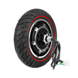 10 Electric Scooter with Non-slip Solid Tyre for Off-road Adventures - Close-Up Angle