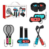 10-piece Sports Accessory Set for Nintendo Switch - Side View