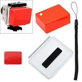 Waterproof Floaty Sponge Case for Gopro Hero4 / 3 with Adhesive Sticker and Lanyard - Side View