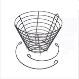 Versatile Golf Ball Basket - Large Capacity - Top-Down View