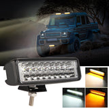 6 Inch Dc10 - 30V 10W Double Colour 2 - Row Led Working Lamp Vehicle Spotlight - Side View