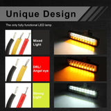 6 Inch Dc10 - 30V 10W Double Colour 2 - Row Led Working Lamp Vehicle Spotlight - Extra Image