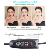 Portable Usb Led Fill Light - 10 Brightness Levels 3000-6500k - Rear View