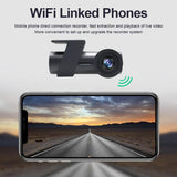 360 Degree Dual Camera Car Wifi Driving Recorder - 45-Degree Angle