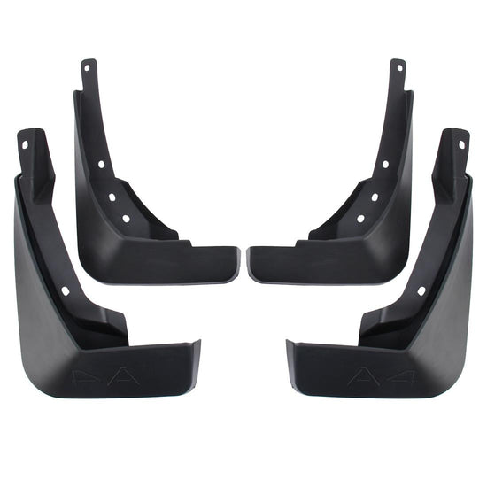 4 Pcs Car Auto Semi-Rigid Pvc Splash Flaps Fender Guard For Audi A4L 2016 Version