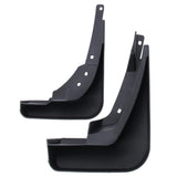 4 Pcs Car Auto Semi-Rigid Pvc Splash Flaps Fender Guard For Audi A4L 2016 Version - Rear View