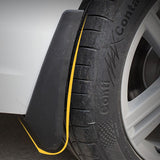 4 Pcs Car Auto Semi-Rigid Pvc Splash Flaps Fender Guard For Audi A4L 2016 Version - Extra Image