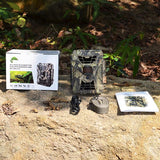 Waterproof Night Vision Hunting Trail Camera With Wide Angle And Pir Sensor - Low Angle