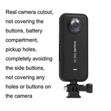 Panoramic Sports Camera with Plastic Protection for Insta360 X3