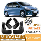 For Honda Fit / Jazz 2008-2010 4Pcs / Set Car Auto Soft Plastic Splash Flaps Fender Guard - Side View