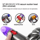 Universal Vacuum Suction Nozzle Brush Head for Dyson V7-v15 - 45-Degree Angle