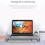 Premium Monitor Stand - Aluminum Alloy - Top-Down View