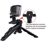Grip Folding Tripod Mount for Gopro and Xiaoyi Action Cameras - 45-Degree Angle